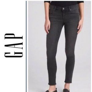 Gap 1969 Women's Size 29 Always Skinny Jeans Regular Length Washed Black Style 9